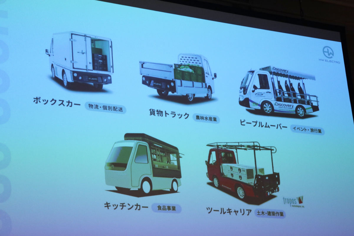 小型商用EV「エレモ」