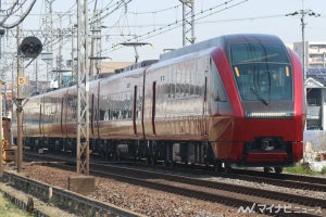 近鉄「ひのとり」貸切列車が賢島駅まで走行、志摩線入線記念ツアー