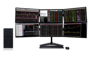 パソコン工房、最大6画面をセットにした外貨投資専用PC「外為パソコン」