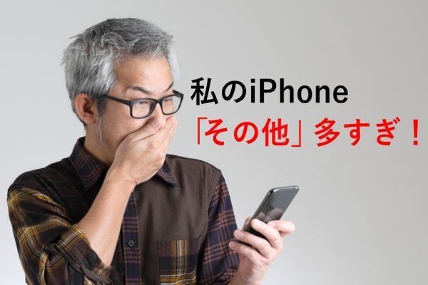 Iphoneストレージの その他 が多すぎ 削除して空き容量を増やす方法 マイナビニュース