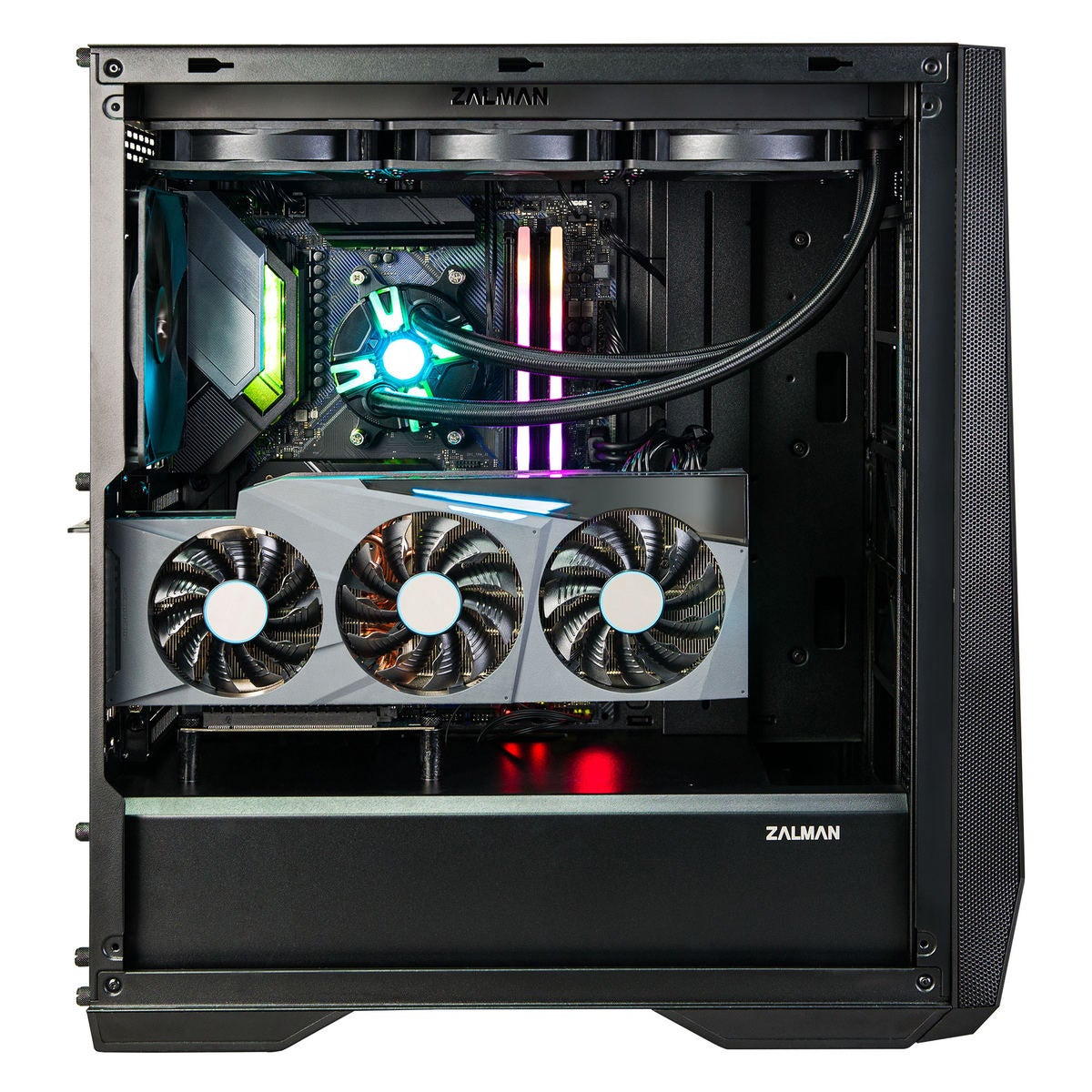 Zalman エアフロー重視型 ミニタワー PCケース M3 Plus RGB CS8250