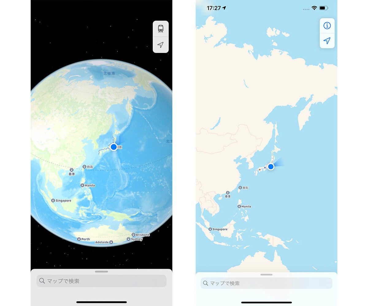 Googleマップを超えた アップルの マップ アプリがios 15で劇的進化 マイナビニュース