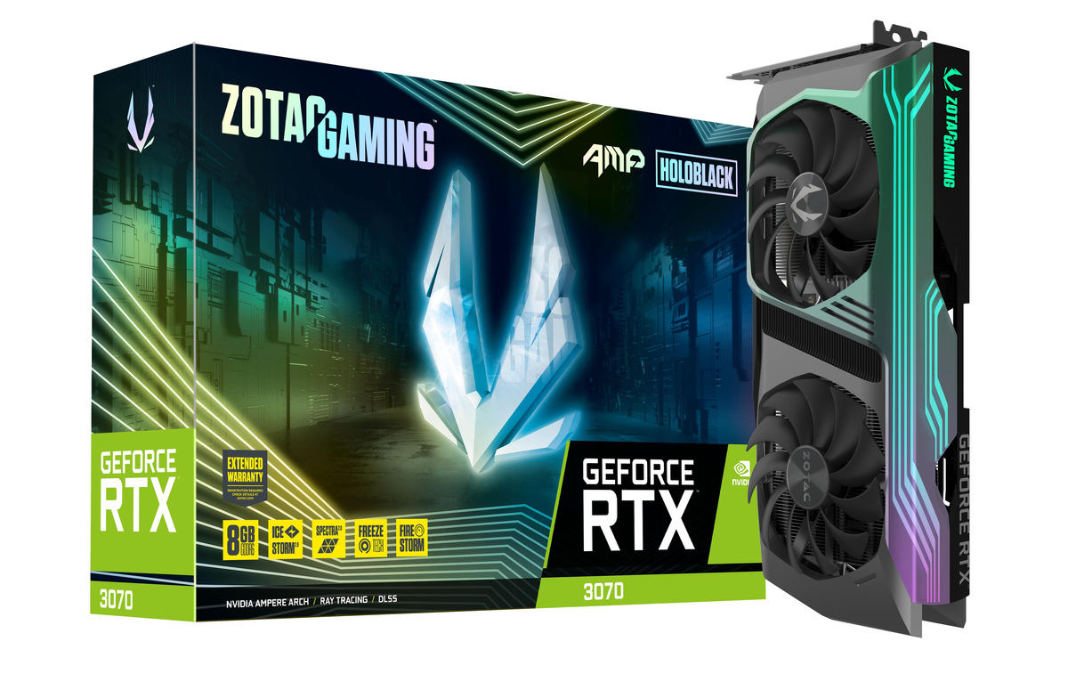 ZOTAC GAMING GeForce RTX 3070 AMP Holo LHR