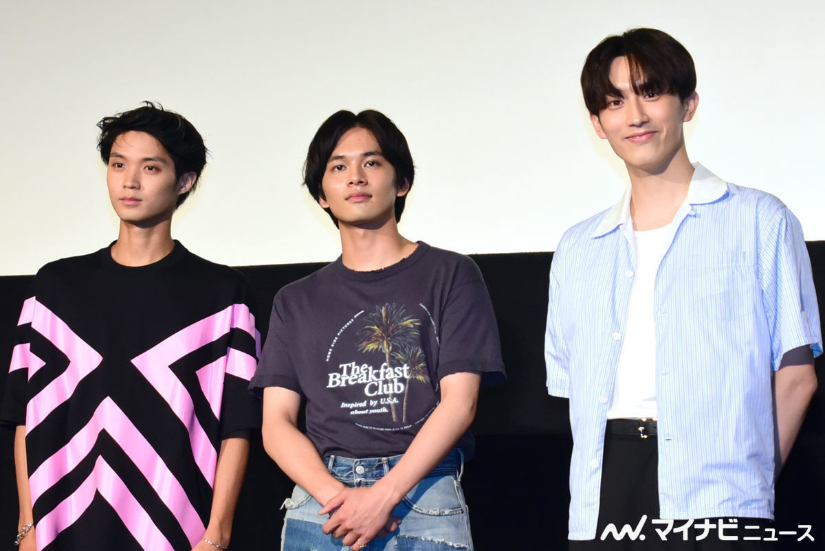 左から磯村勇斗、北村匠海、杉野遥亮