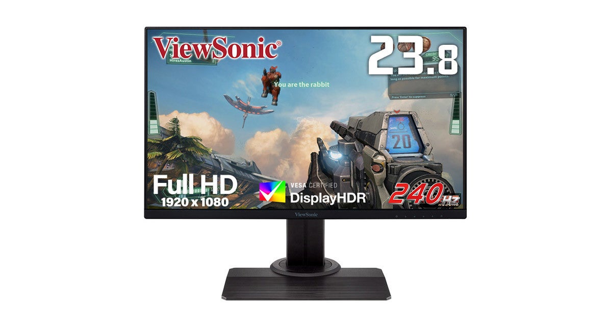 ビューソニック、240Hz駆動やDisplayHDR 400対応のゲーミング液晶 | マイナビニュース