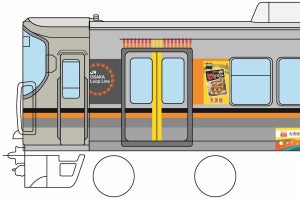 「JR西日本×丸美屋食品」大阪環状線323系のラッピング列車を運行