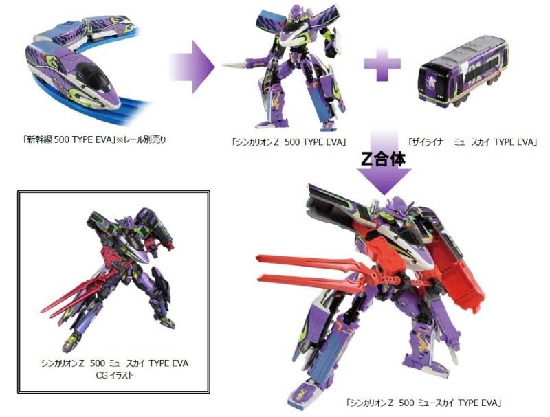 プラレール「シンカリオンZ 500 ミュースカイ TYPE EVA」12月発売