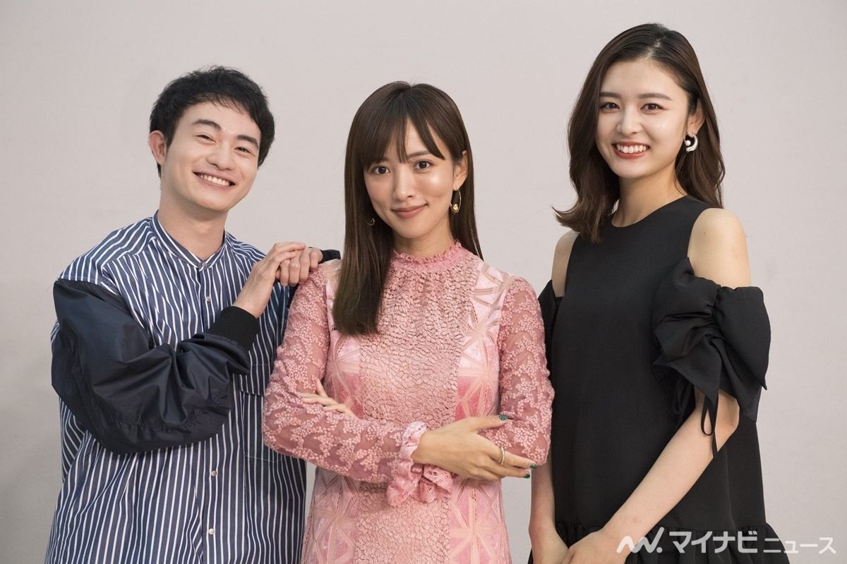 『スイートリベンジ』に出演する(左から)森永悠希、夏菜、古畑星夏　撮影：蔦野裕