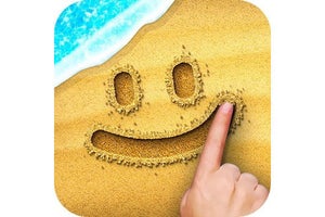 【毎日がアプリディ】浜辺の砂がキャンバス！ アートは自由だ！「砂の描画アート/砂のドロー」