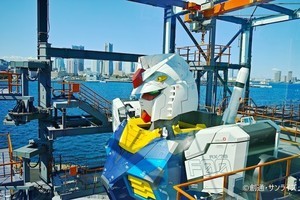 実物大ガンダムが再生可能エネルギー100%で動く! 横浜市風力発電所から供給