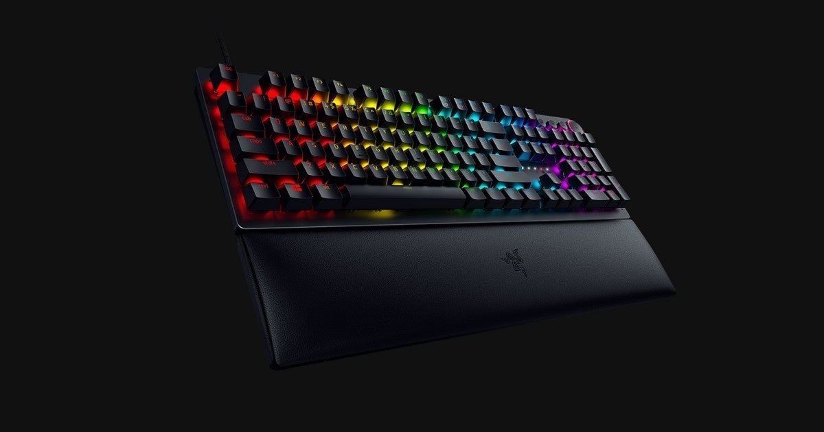 Razer、ポーリングレート8000Hzのゲーミングキーボード「Huntsman V2