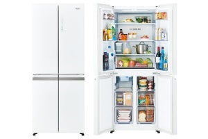 ハイアール、4つのドアが独立した幅700mmの冷凍冷蔵庫