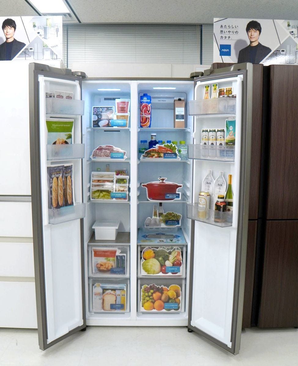 アクア 冷凍冷蔵庫-