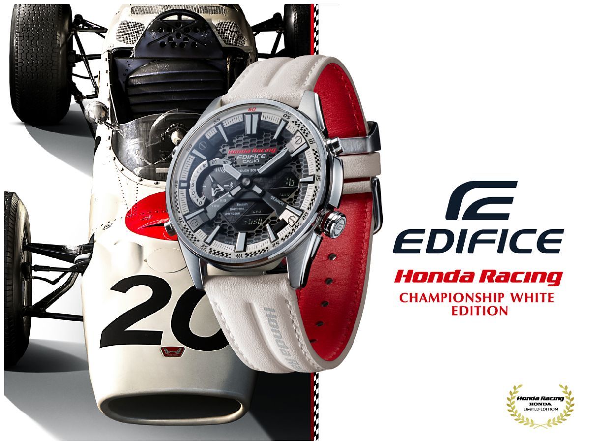 カシオ「EDIFICE」×Honda Racing、F1参戦の歴史と功績を称えるコラボ ...