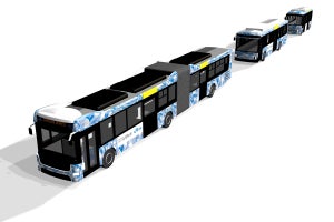 JR西日本・ソフトバンク「自動運転・隊列走行BRT」実証実験開始へ