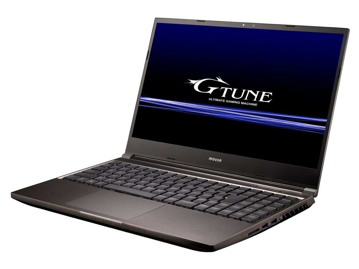 G-Tune、15.6型ゲーミングノートPCにIntel Core i7-11800H搭載モデル 