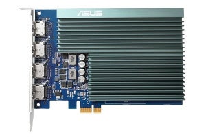 ASUS、4つのHDMI端子を備えるファンレス仕様のNVIDIA GeForce GT 730搭載カード