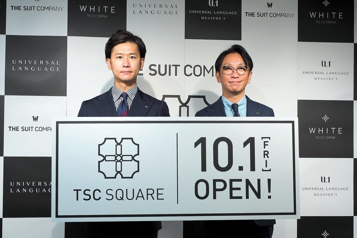 ザ スーツカンパニー新宿本店 10月1日よりリアル ネットの複合店舗 Tsc Square としてオープン マイナビニュース