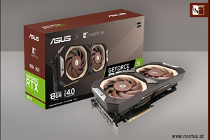 ASUSとNoctua、共同開発したGPUクーラー採用のRTX 3070搭載カード