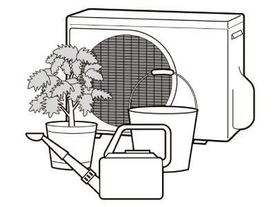 見落としがちなエアコンの室外機も、ちゃんと動作できる状態かチェック
