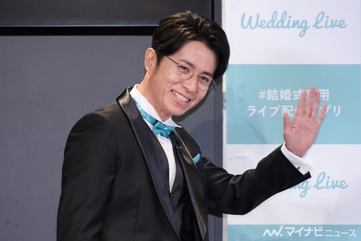 藤森慎吾 結婚式を疑似体験 本番は予定なし まだお相手が決まっていない マイナビニュース