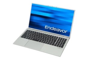 エプソン、狭額ベゼルの15.6型ノートPC「Endeavor NL1000E」