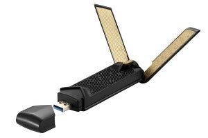 ASUS、USB接続でWi-Fi 6に対応する無線LAN子機「USB-AX56」