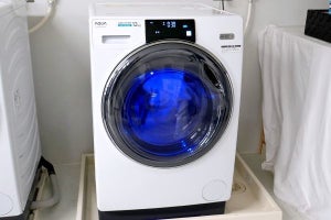 アクアの洗濯乾燥機「まっ直ぐドラム」、本体サイズ・洗剤自動投入・除菌・自動お手入れなど見どころたくさん