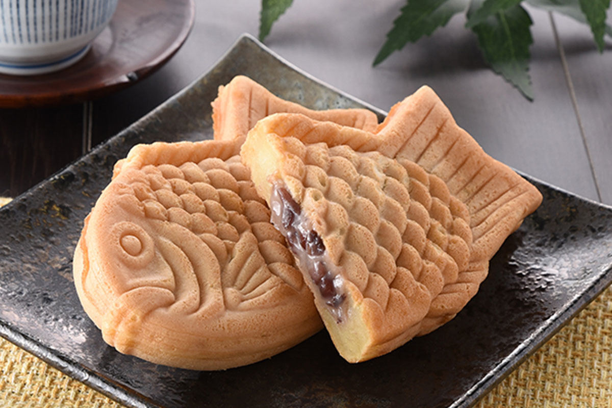 「あずきミルククリームたい焼き」(140円)
