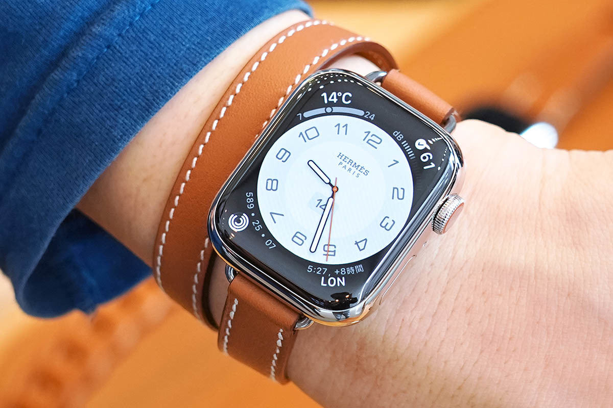 Apple Watch グルメットメタル・ドゥブルトゥールレザーストラップ - 時計 Apple Watch グルメットメタル・ドゥブルトゥールレザーストラップ - 時計