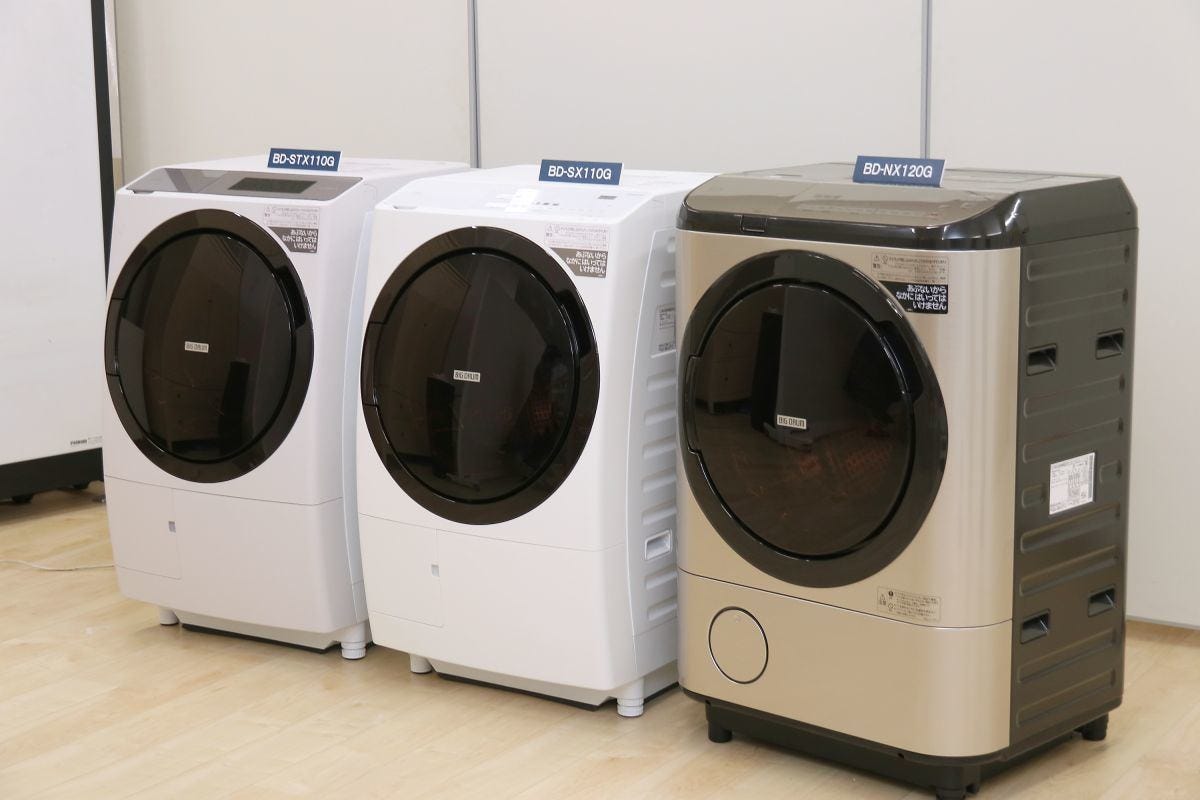 HITACHI ドラム式洗濯機 11kg/6kg BD-SX110FL 2021 - 洗濯機