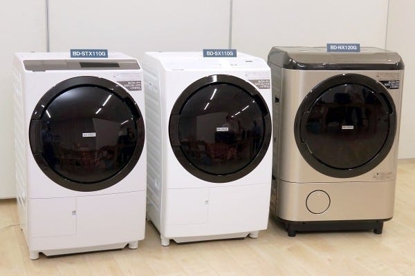 日立のドラム式洗濯乾燥機ビッグドラム新モデルを体験、大型タッチ