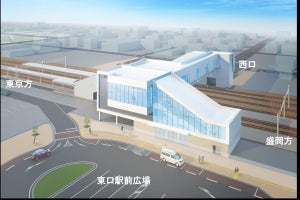 JR東日本、東北本線本宮駅リニューアル - 12/18から新駅舎使用開始