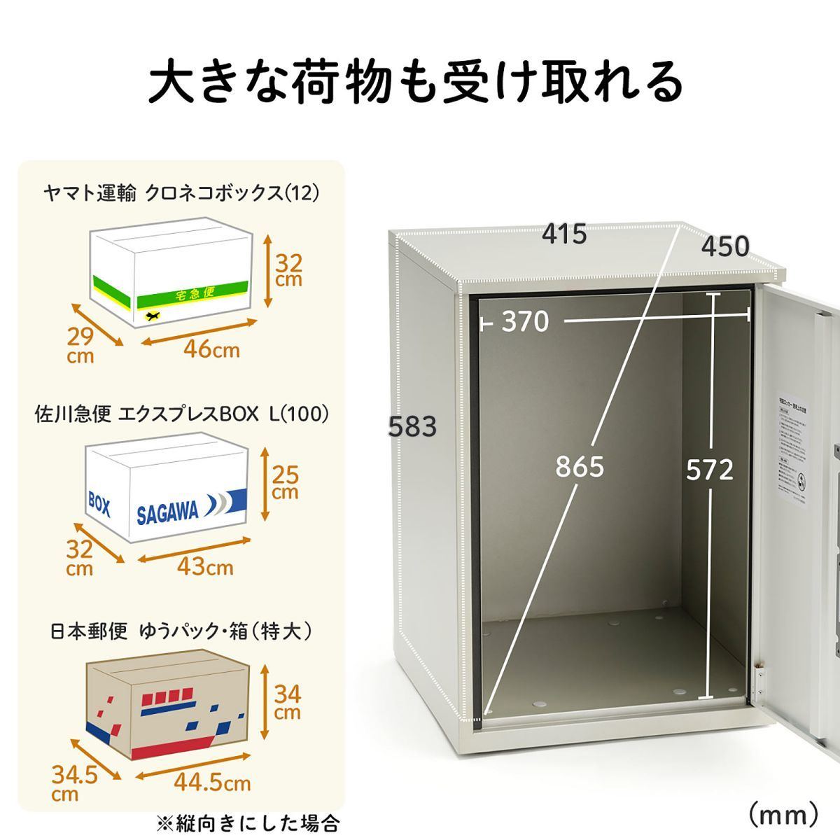 サンワダイレクト、スマホ連動で荷物を安全に受け取れる宅配ボックス