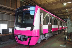 新京成電鉄80000形、新造車両1編成を11/2導入 - 8000形は全車引退