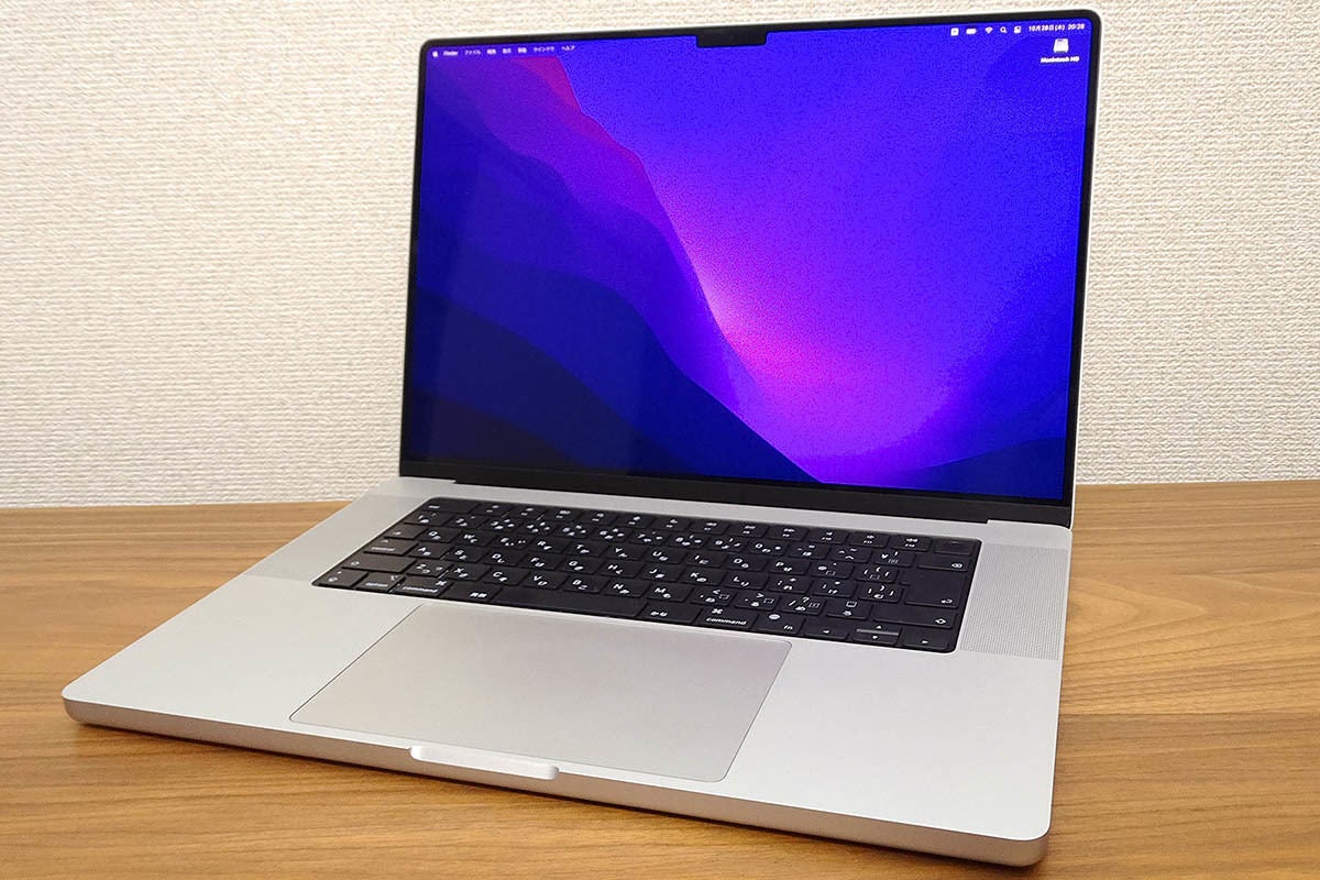 16インチ Macbook Pro 実機レビュー Av性能もモンスター級 マイナビニュース