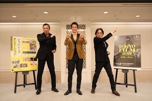 凄いぞ、凄いぞ! 3人ライダー勢ぞろい!! 村上弘明&速水亮&菅田俊が大集合「子どもたちが正義のヒーローの魂を受け継いでいく」