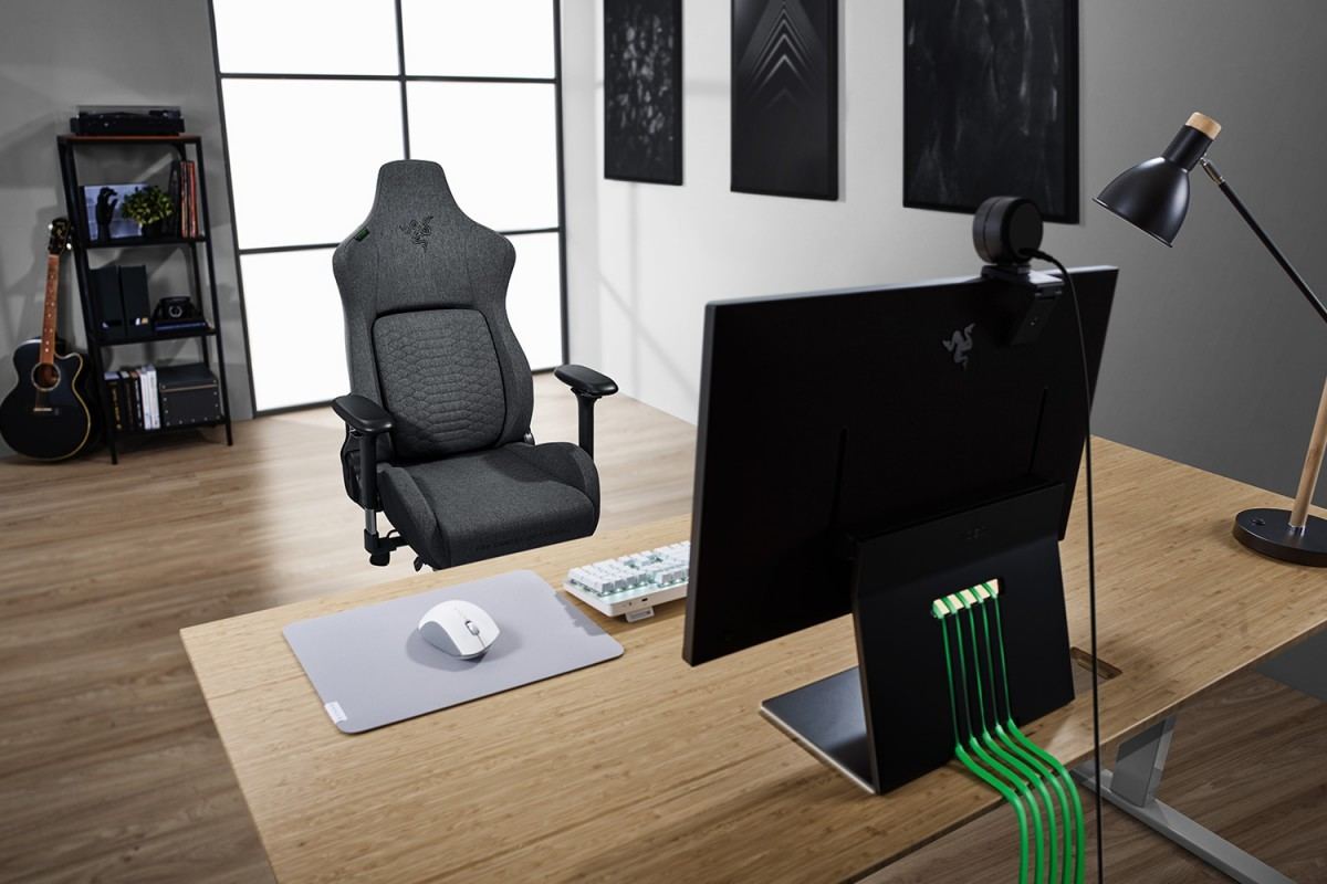 Razer、ゲーミングチェア「Iskur」にソフトなファブリックモデル登場