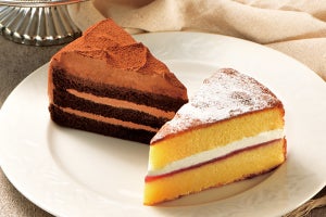 カフェ・ド・クリエ、新しくなったチョコケーキとヴィクトリアケーキを発売