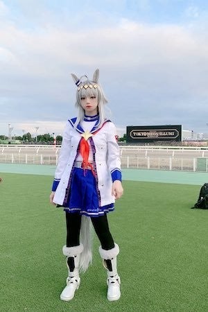 お腹空いた 奈々子が ウマ娘 オグリキャップのコスプレ披露 マイナビニュース