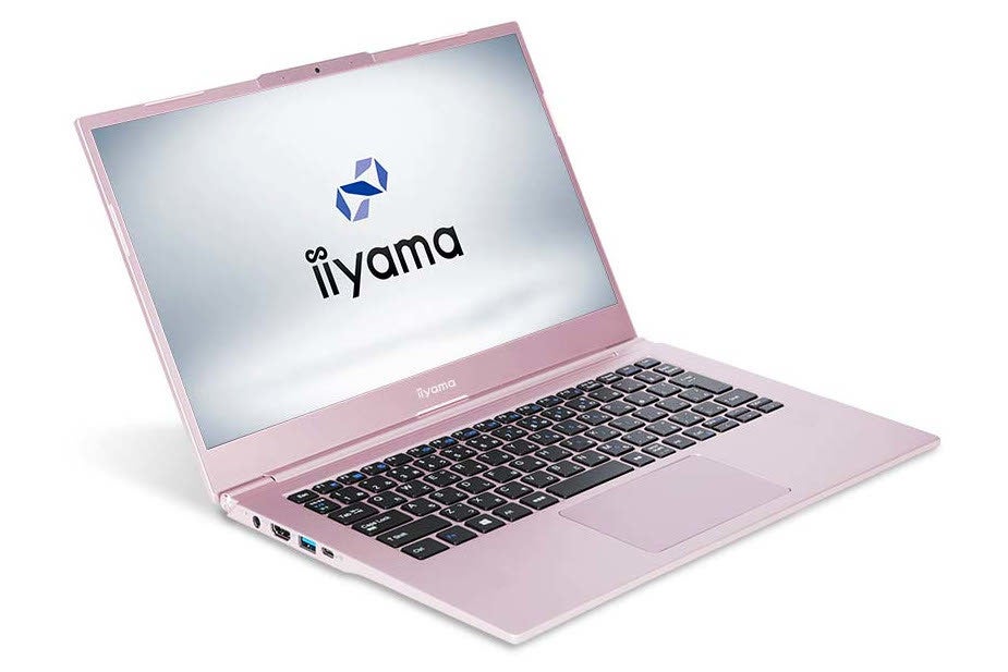 iiyama PC、ピンクカラーの14型軽量ノートPC - BTO対応で約10万円から