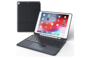 iClever、タッチパッドを搭載したBluetoothキーボード一体型iPadケース