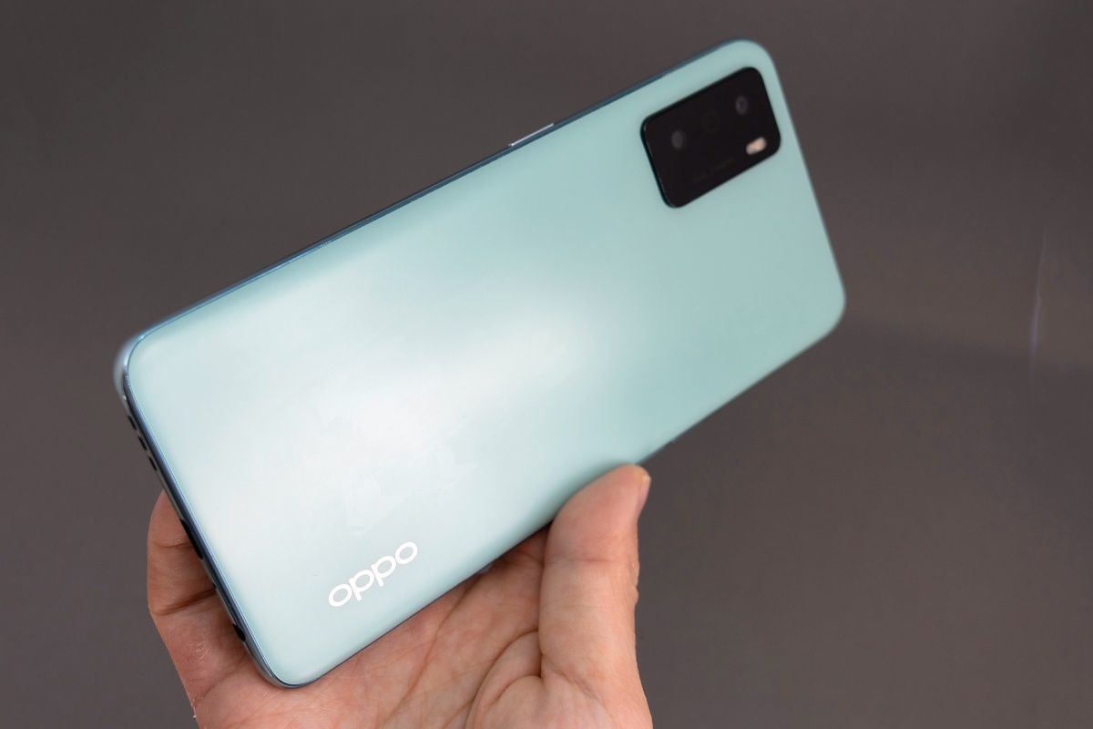 OPPO SIMフリースマートフォン A55S 5G グリーンOPPO - スマートフォン本体