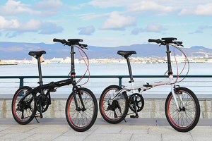 ジック、持ち運びに有利な軽量13.5kgの折りたたみ式電動アシスト自転車