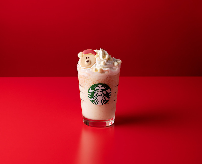 セール 登場から人気沸騰 スタバのフラペチーノに「サンタ ベアリスタ」の特別 コレクション