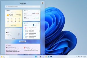 Windows 11プレビュー版、音声操作機能を追加、タスクバーに「天気」復活