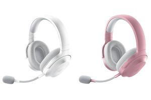 Razer、ゲーミングヘッドセット「Barracuda X」にMercury WhiteとQuartz Pink