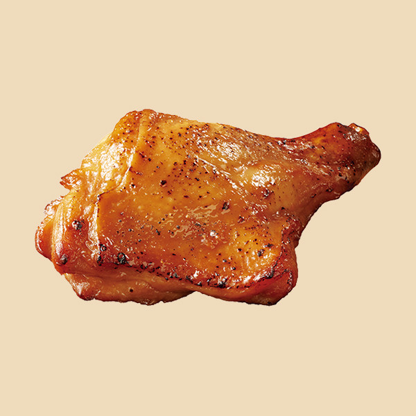 「直火焼ローストチキンレッグ」(298円)