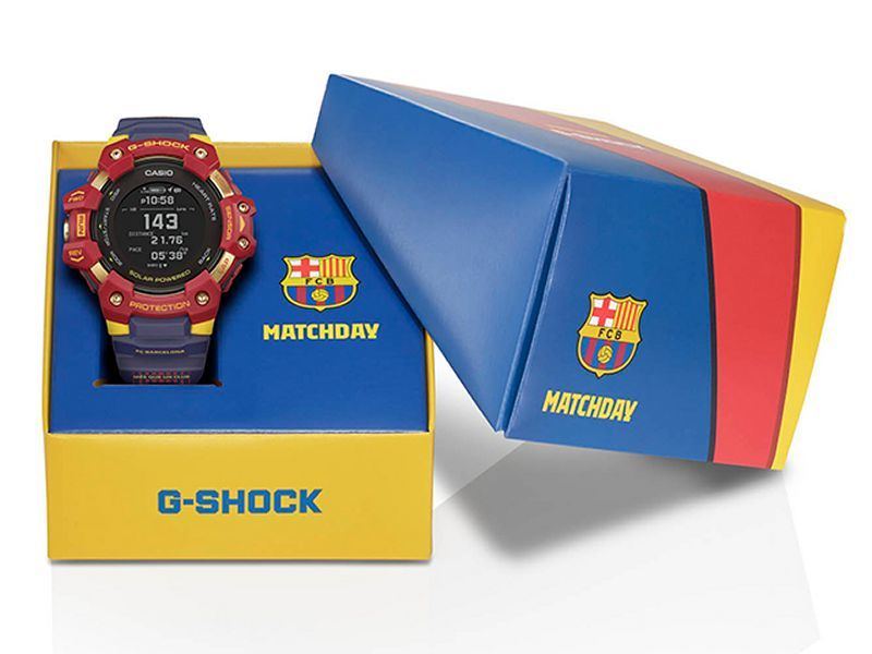 カシオ、G-SHOCK、FCバルセロナ、GBD-H1000BAR、GBD-100BAR、G-SQUAD