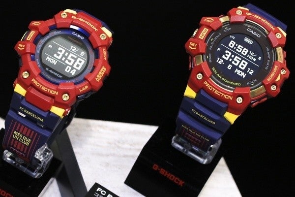 G-SHOCK×FCバルセロナ MATCHDAY、スポーツライン「G-SQUAD」コラボ